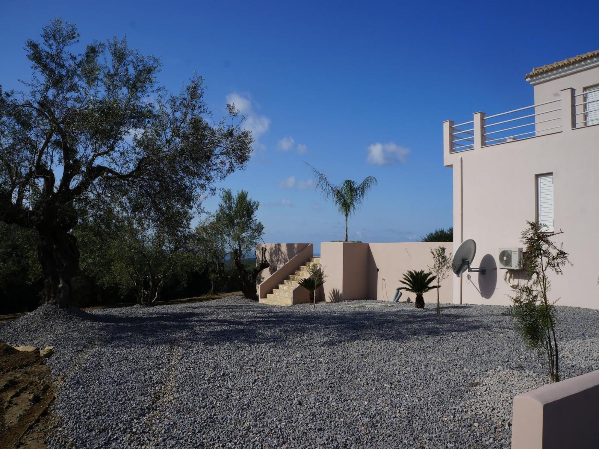 Luxurious Villa In Peloponnese With Swimming Pool Kamária Eksteriør billede