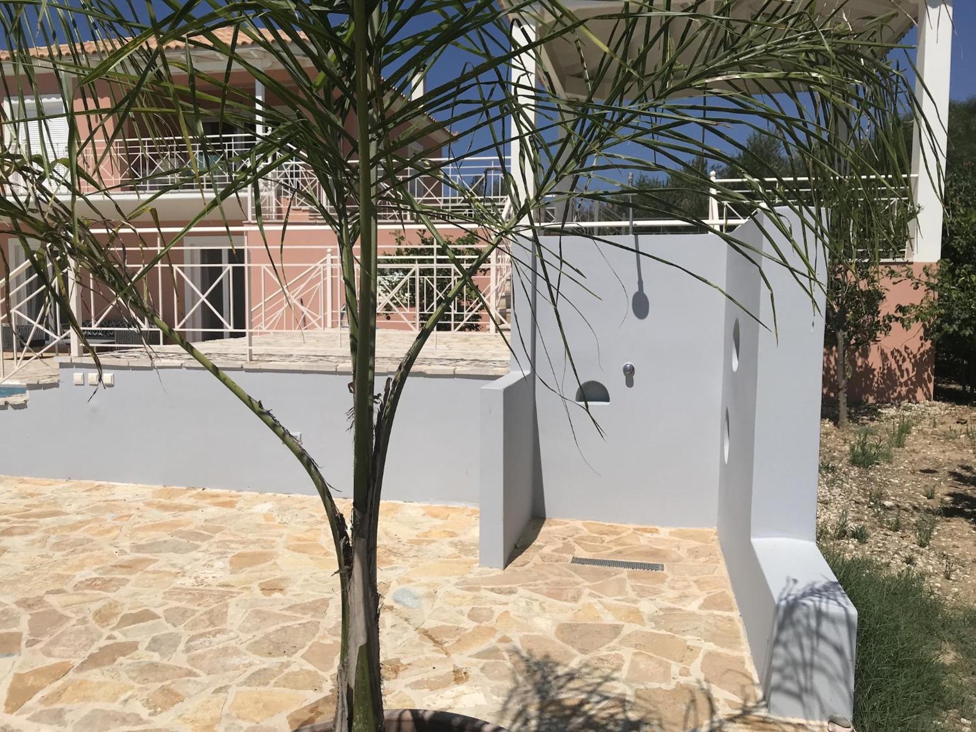 Luxurious Villa In Peloponnese With Swimming Pool Kamária Eksteriør billede